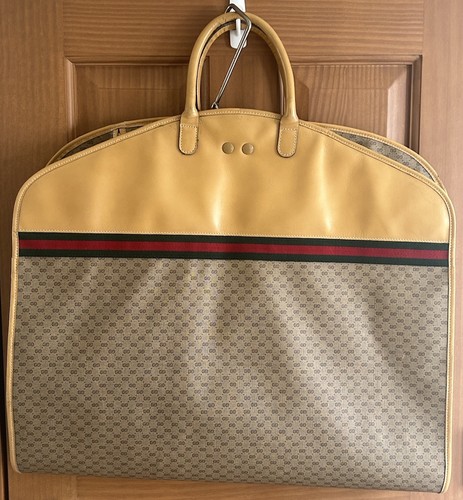 Vintage Gucci Supreme Micro GG 70s Garment Bag Italy