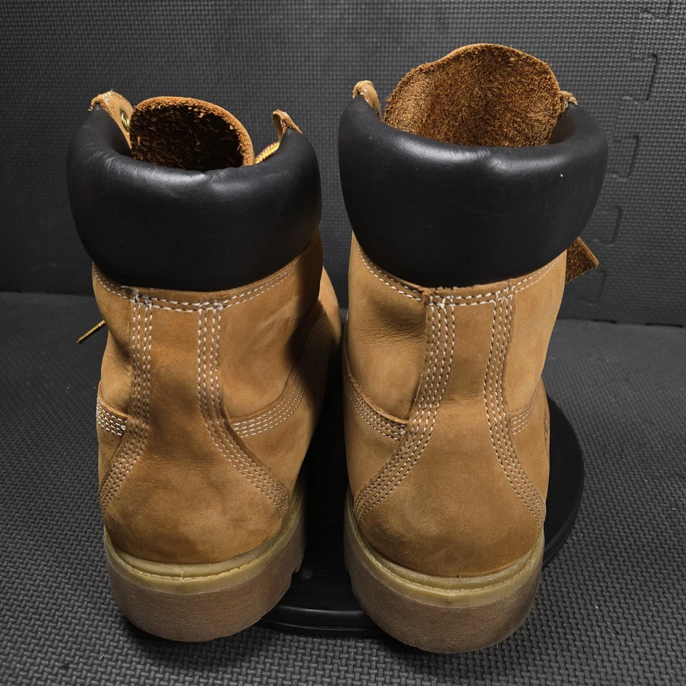 Timberland 6 Pulgadas Botas Premium Para Hombre Talla 13 Trigo Nubuck Cuero Trabajo Foto 4 de 4