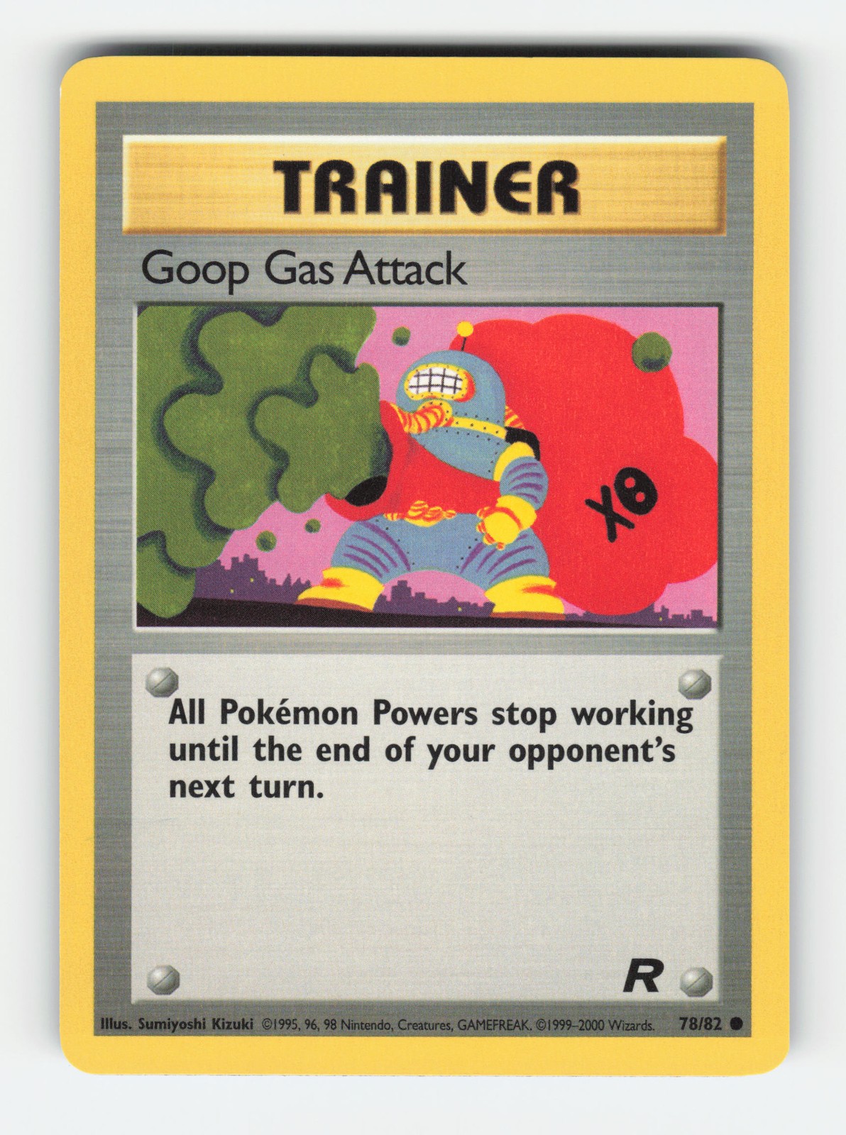 Team Rocket #78/82 Goop Gas Attack Common Near Mint or Better