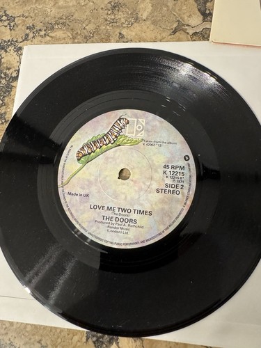 THE DOORS HELLO I LOVE YOU 4 SONG 1979 UK DOUBLE 7" NM LIMITED EDITION 45 SET - Picture 10 of 11
