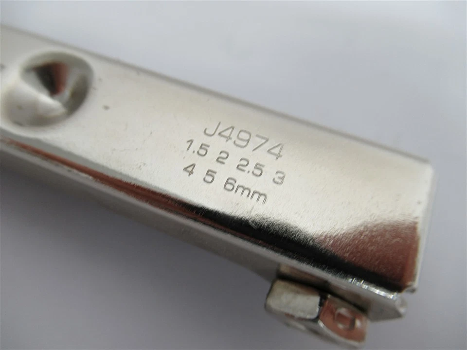 Proto J4974, Metric Folding Hex Key Set - Image 2 of 3