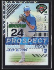 2024 Panini Prospect Edition #186 Jake Bloss Black Velocity Holo #/39