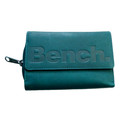 BENCH Damen Geldbörse WONDER Portemonnaie Brieftasche echt Leder petrol
