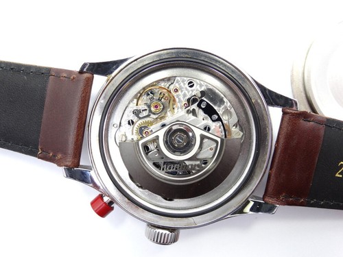 HANHART PIONEER RACEMASTER GMT 737 01008 Automatic Germany HDS Pro Racing Watch - Picture 7 of 10
