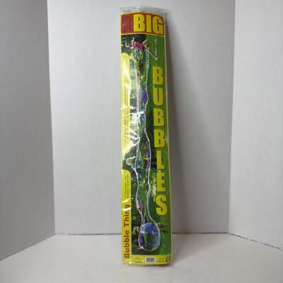 2012 BUBBLE THING, BUBBLE WAND BLOW HUGE GIANT SOAP BUBBLES HUGE Retired NEW