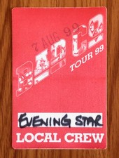 Bad Company Backstage Pass 1999