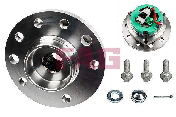 FAG 713 6440 60 Wheel Bearing Kit For Chevrolet Opel Vauxhall-image