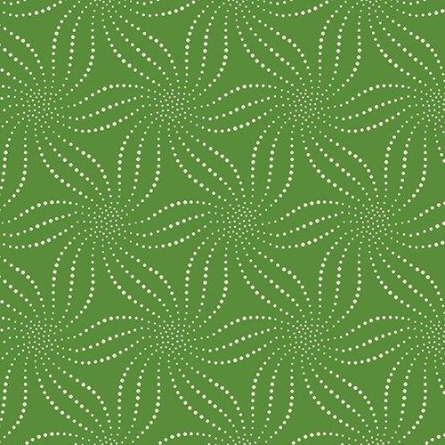 Retro HoHo 100% Quilt Cotton Green Christmas Fabric 45 wide Andover Makower BTY - Picture 2 of 2