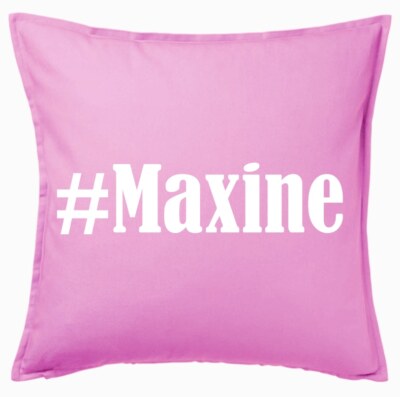 #Maxine Kissenbezug Pink Ich Liebe Maxine 157746