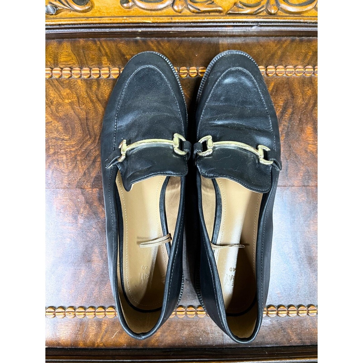 H&M Black and Gold Loafers Loafers - Black - Ladies | H&M US main image 4