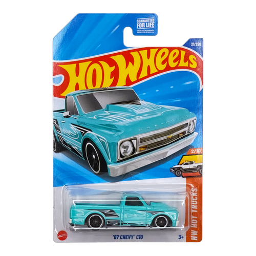 Hot Wheels HW Hot Trucks '67 Chevy C10 in Blue #203/250