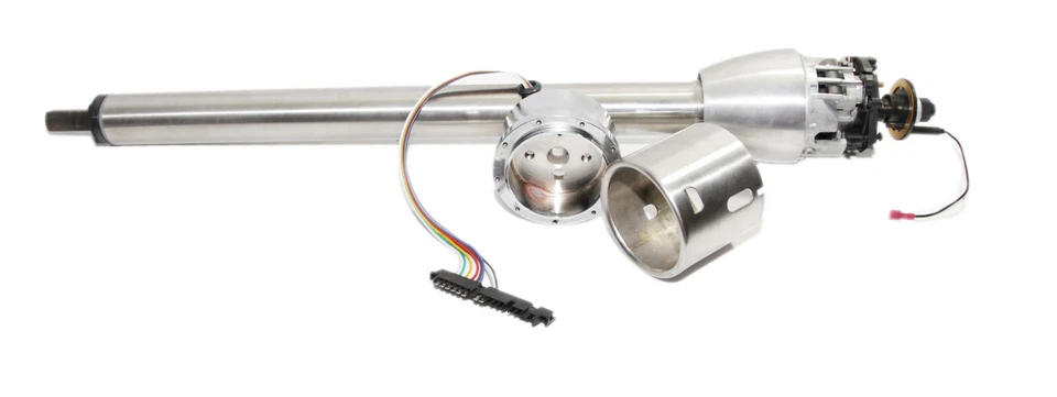 For Universal 32"GM Style Floor Shift Steering Column+9 holes Wheel Adapter - Imagem 2 de 4