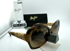 MAUI JIM SWAYING PALMS MJ 530-93 BROWN PEARL GOLD BRONZE POLARIZED SUNGLASSES