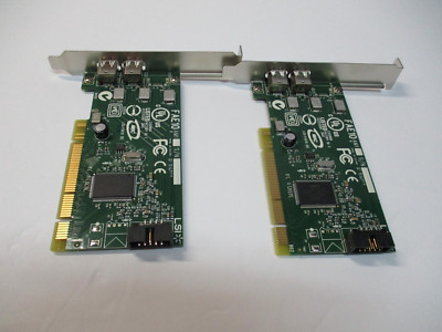 2x DELL 2 Port IEEE-1394 PCI Express 2.0 x16 FireWire Controller Card H924H