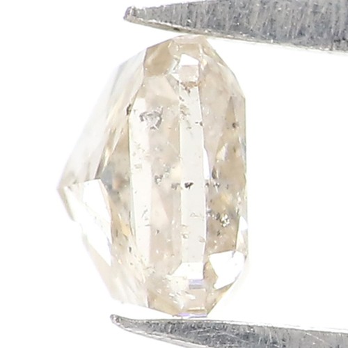 0.54 CT Natural Loose Cushion Diamond 4.40 MM Yellow Grey Color Diamond LQ5947 - Picture 5 of 8