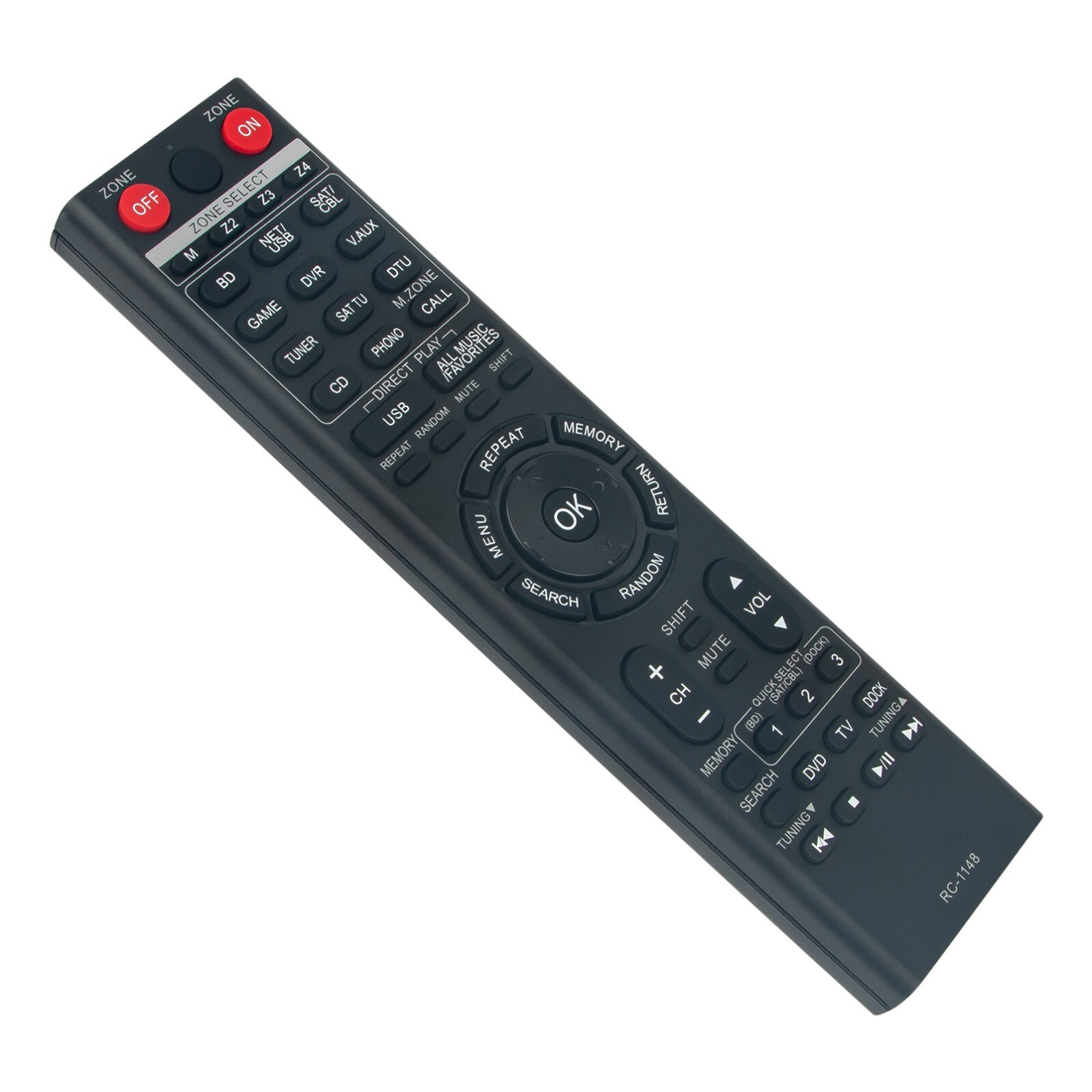 Denon AVR-891 AVR-A100 AVR-3311 Replacement Remote Control RC-1148