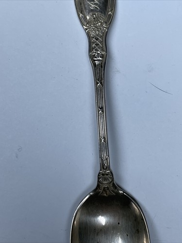 GORHAM BALZAC STERLING SILVER 5 1/4" FIVE O'CLOCK TEASPOON - MONOGRAMMED - Picture 8 of 10
