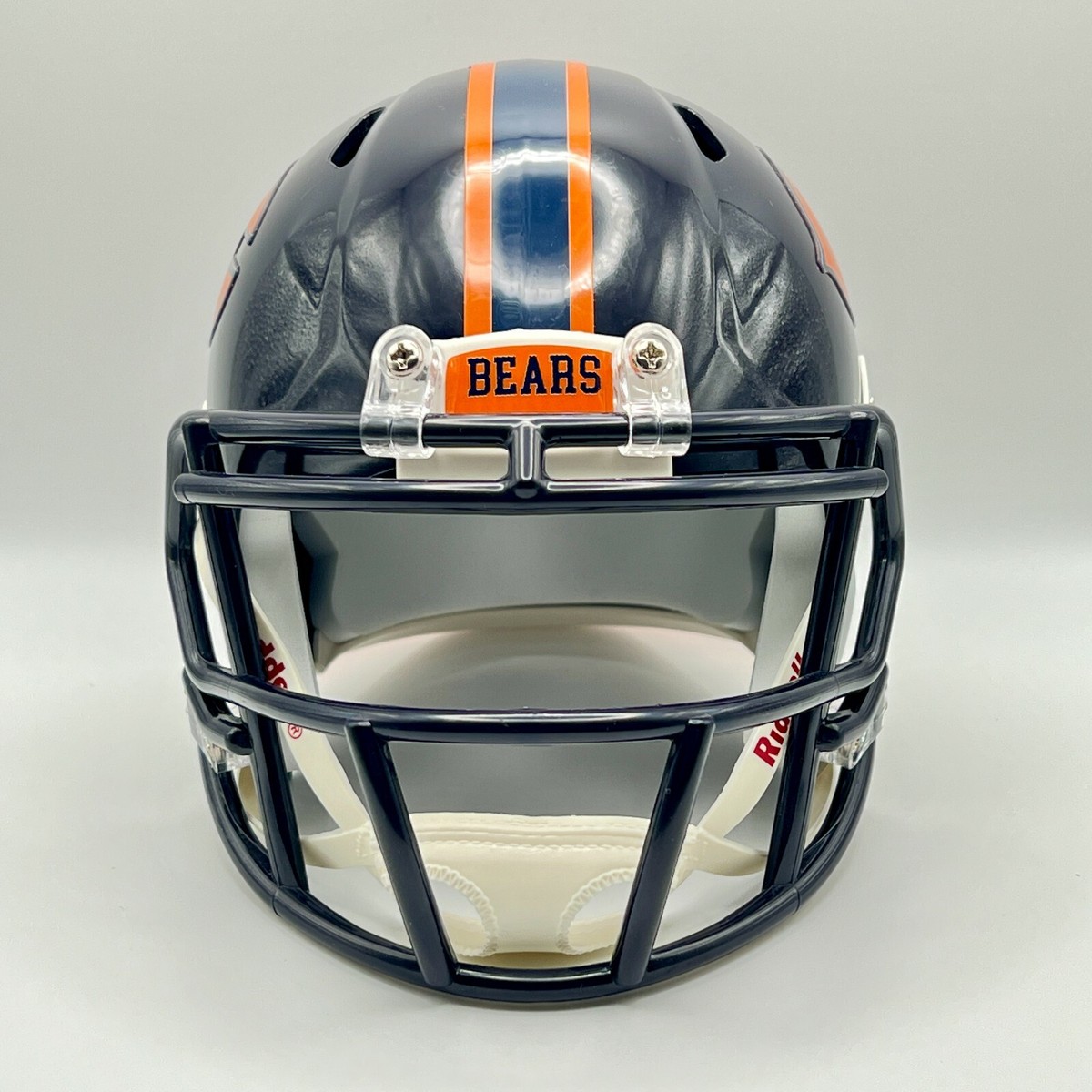 NFL ミニヘルメット　サイン入り　Chicago Bears Justin Fields Autographed Chicago Bears Speed Mini Helmet