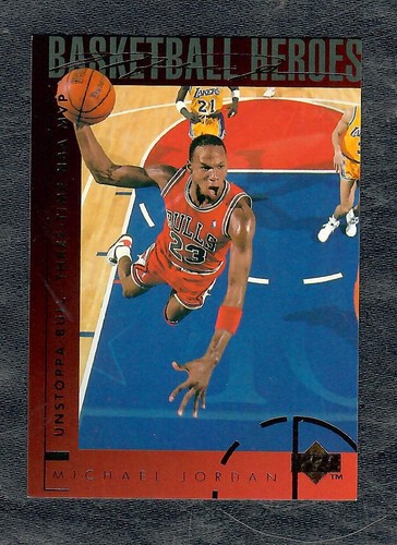1994-95 Upper Deck Michael Jordan Basketball Heroes #40 GOAT NM/MT LOOK! MJ108