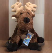 GANZ Webkinz Reindeer Deer Plush Toy HM137 8" 9" Stuffed Animal With Tag