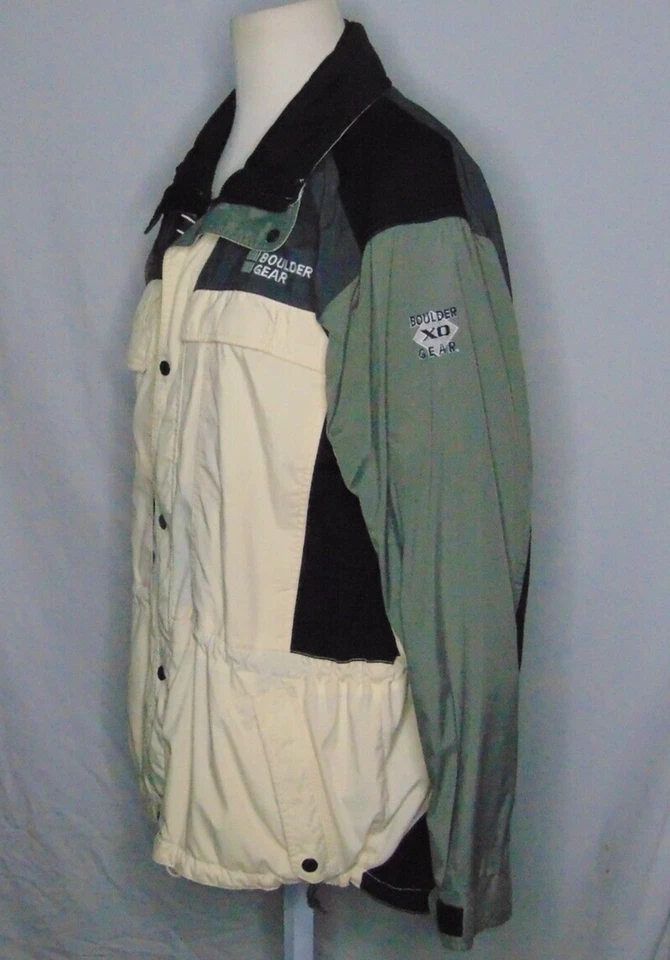 Boulder Gear XO Ski Jacket Mens L VTG Lightweight Full Zip Nylon Mesh Pockets - Image 4 of 4