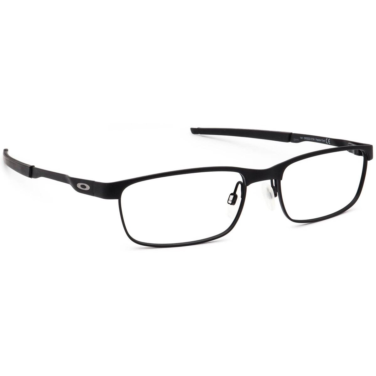 Oakley Eyeglasses OX3222-0154 Steel Plate Powder Coal Rectangular