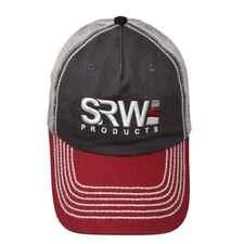 SRW Products Strapback Mesh Back Trucker Hat Multi OSFA Embroidered
