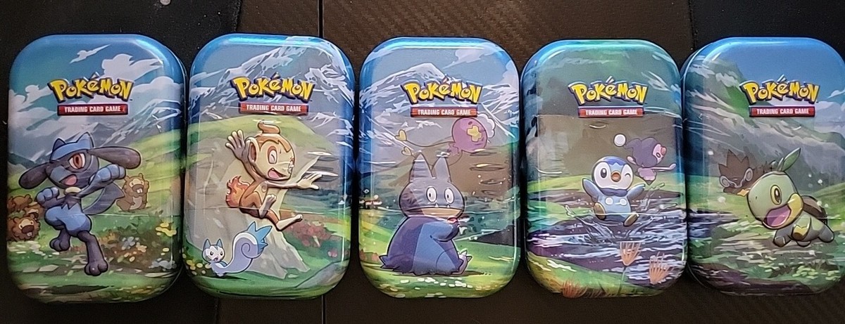 Pokémon TCG: Sinnoh Stars Mini Tin - Full Set of 5 Tins - BRAND