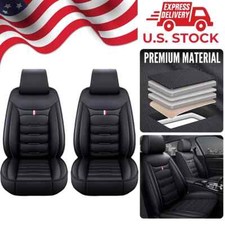 For Ford Mustang Car Seat Covers Leather Full Set Cushion Pad Mat -2 Front Seats