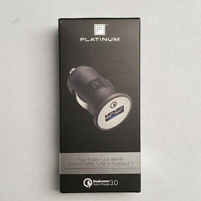 Platinum Car Charger with Qualcomm Quick Charge 3.0