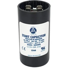 Appli Parts Motor Start Capacitor 80-108 Mfd microfarads uF 250 VAC Universal...