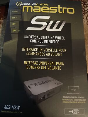 iDatalink Maestro SW ADS-MSW Universal Steering Wheel Control Interface Adapter