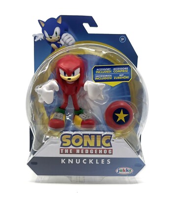 Jakks Pacific Sonic The Hedgehog Knuckles The Echidna 4  Action Figure