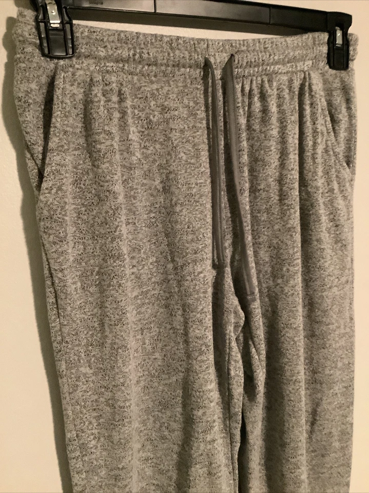 Pantalones de pijama NATORI - Sudaderas de salón grises - Bolsillos cordón suave acogedor - S pequeños Foto 2 de 4