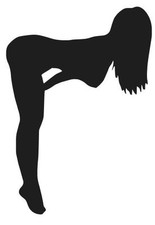 Sexy Girl Sticker Vinyl Decal Woman Stripper Mudflap Truck Car Choose Color Sexy Girl Sticker Vinyl Decal Woman Stripper Mudflap Truck Car Choose Color