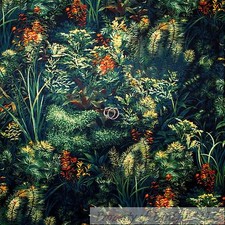 BonEful FABRIC FQ Cotton Quilt Green Grass Flower Field Meadow Garden Forest USA