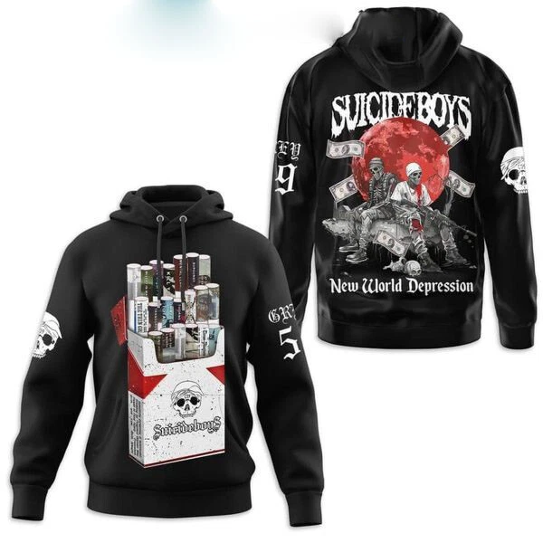 Suicideboys New World Depression Cigarette 3D Hoodie