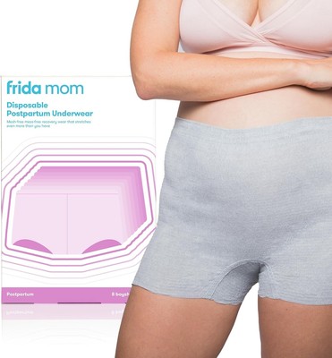 Frida Mom Women'S Postpartum Underwear, Disposable Boyshort Underwear