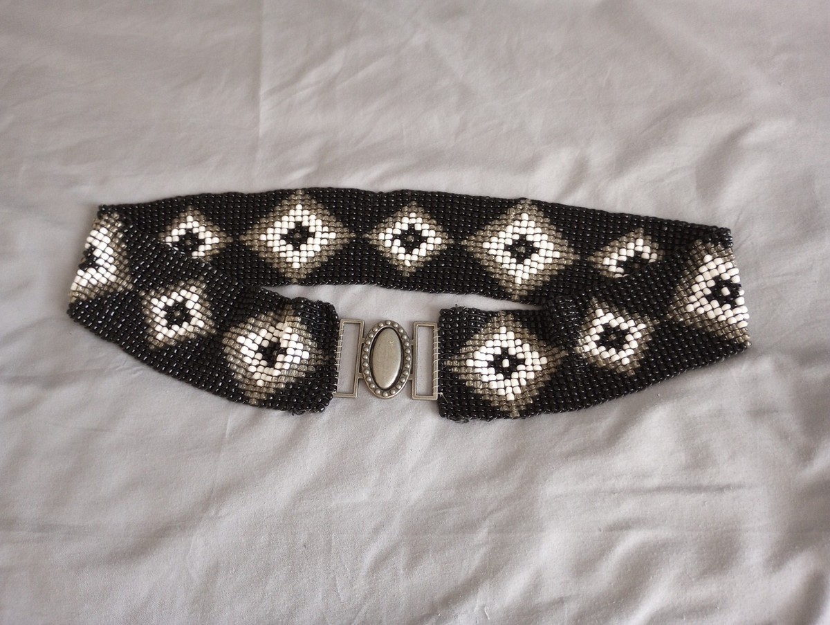 Vintage Beaded Stretch Belt | eBay display picture 2