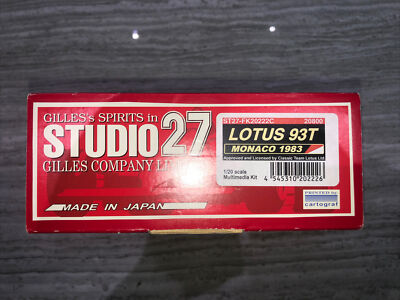 Studio27 Lotus 93T monaco 1983 Vintage Rare Collectors Item.