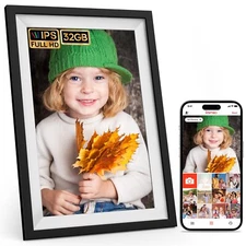 32GB FRAMEO 10.1 Inch Smart WiFi Digital Picture Frame, 1280x800 HD IPS Touch...