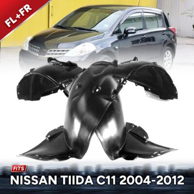 Plastic Inner Fender Front LR FIT Nissan Tiida 2004-2012 C11 Sedan