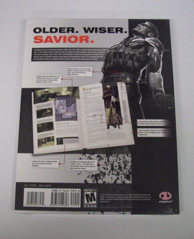 Guide Metal Gear Solid 4 - PS3 - Guide Occasion Pas Cher