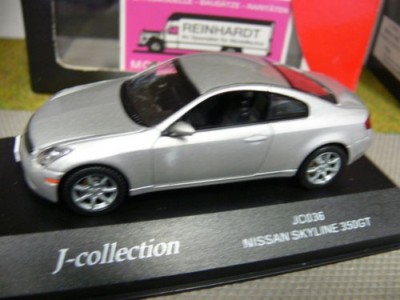 NISSAN SKYLINE COUPE 350 GT Gris EBBRO 485 1:43 de reference 176