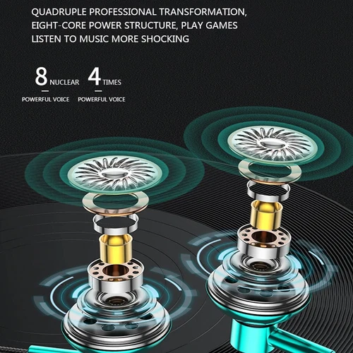 HIFI Bass Stereo Wired Earbuds Headset In-Ear Ohrhörer Kopfhörer Mikrofon 3,5 mm USB-C - Bild 6 von 21