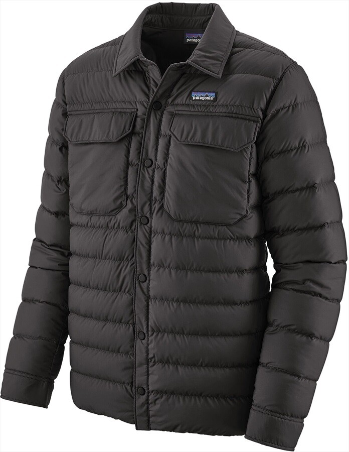 Patagonia Silenzioso Giù Isolato Giacca Camicia, L Nero Patagonia Silenzioso Giù Isolato Giacca Camicia, L Nero