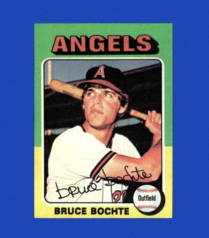 1975 Topps Mini Set-Break #392 Bruce Bochte RC NM-MT OR BETTER *GMCARDS*