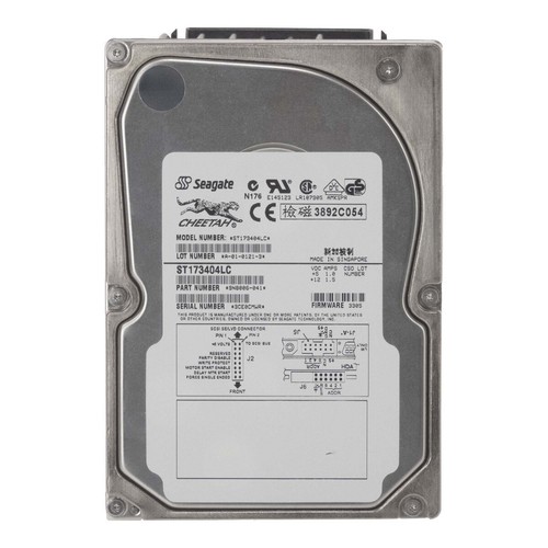 Disco Rigido Seagate Cheetah ST173404LC 73.4GB 10K 4MB SCSI U160 3.5'' H - Picture 3 of 3