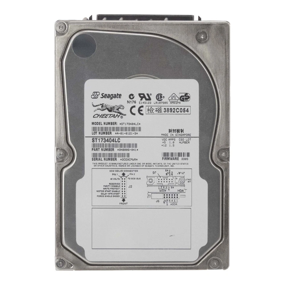 Hard Drive Seagate Cheetah ST173404LC 73.4GB 10K 4MB SCSI U160 3.5'' H - Image 3 of 3