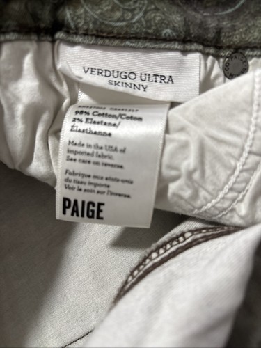 #PAIGE Hose Jeans Damen 28 schwarz Stretch Verdugo Ultra Skinny Ankle MODE - Bild 9 von 9